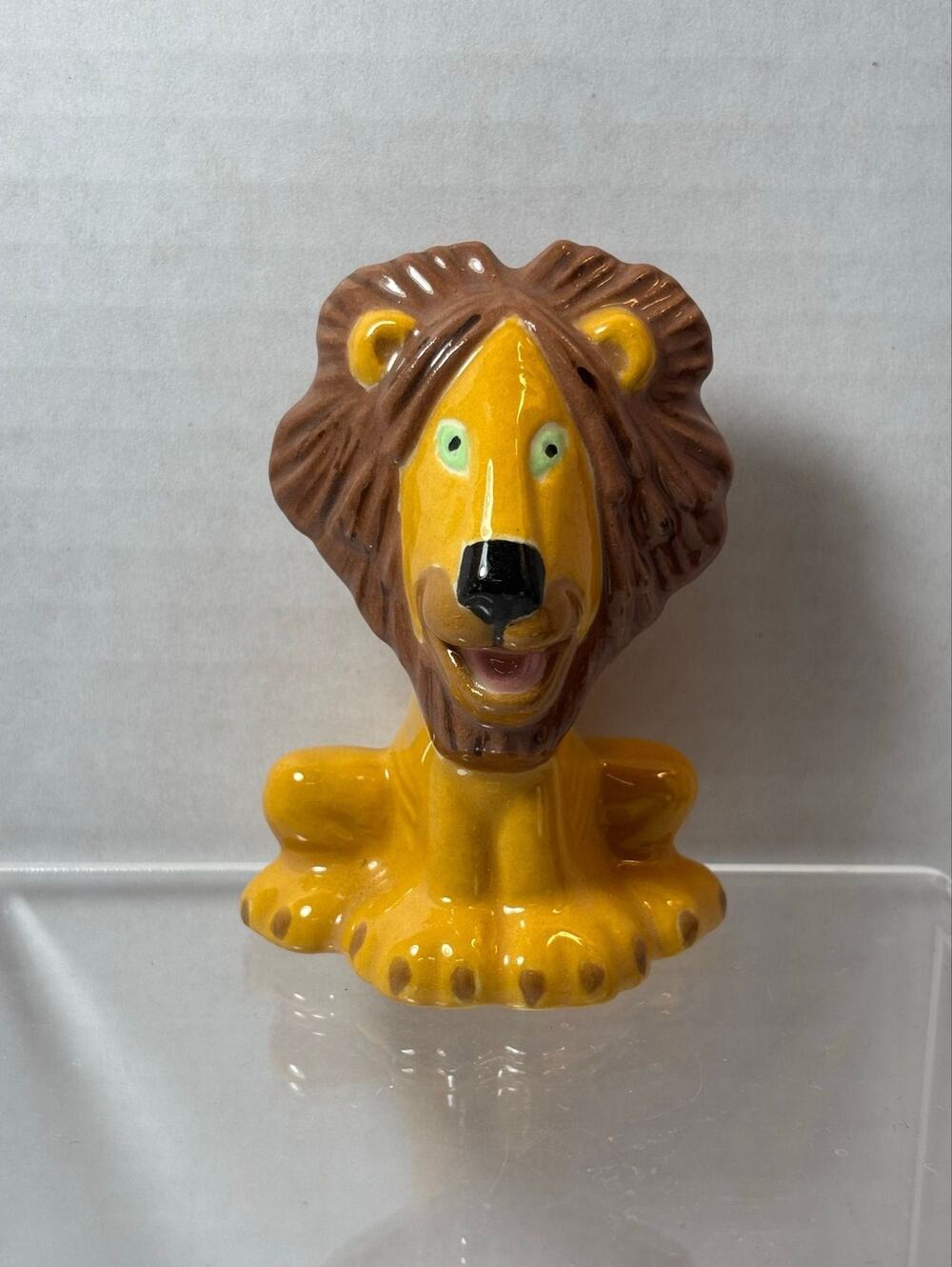 Ceramic Lion Figurine
